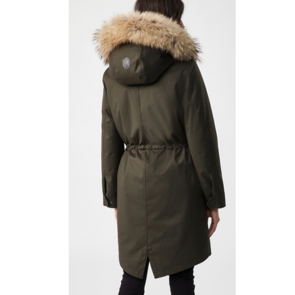Mackage Rena fur trim parka down coat - Picture 3 of 7
